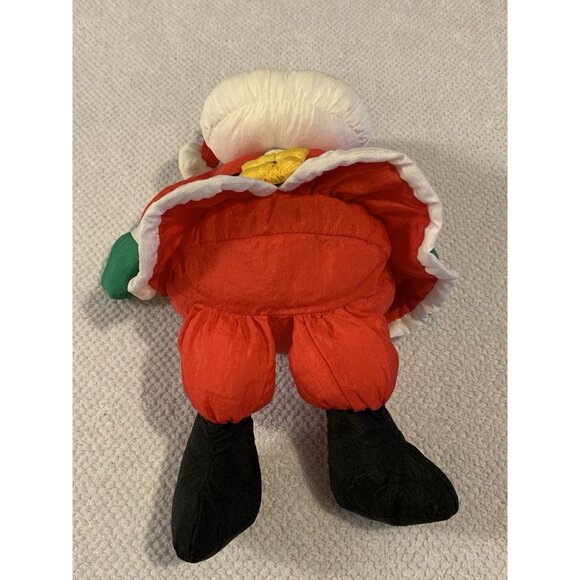 Hallmark Vintage Santa Claus Plush 90s Nylon Puffalump Holiday Christmas Toy - Picture 7 of 10